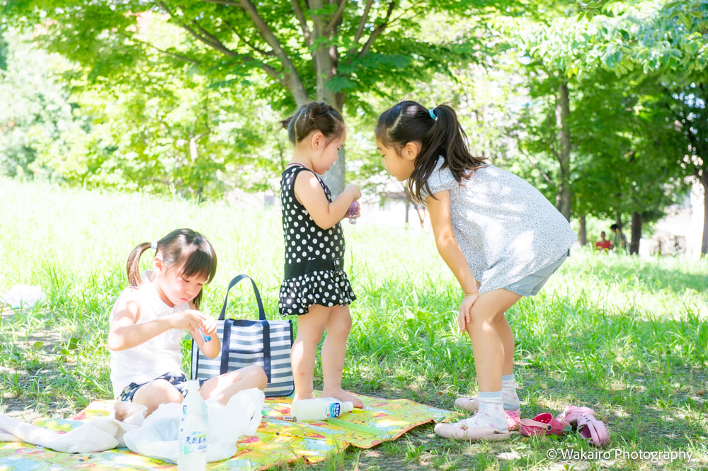 荒川フォト 日暮里南公園の三姉妹