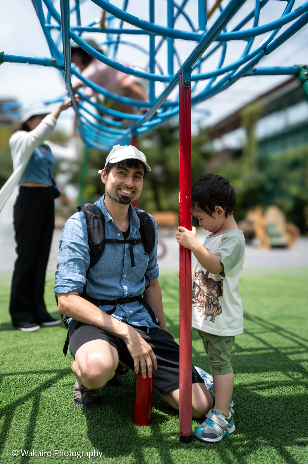 荒川フォト せせらぎの小路 親子