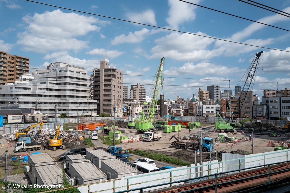 三河島駅前北地区第一種市街地再開発事業現場